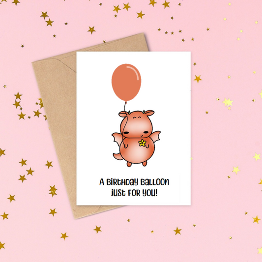 Greeting Card - Birthday Balloon