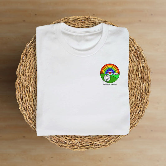 Clothing T-shirt - Size L Rainbow Round