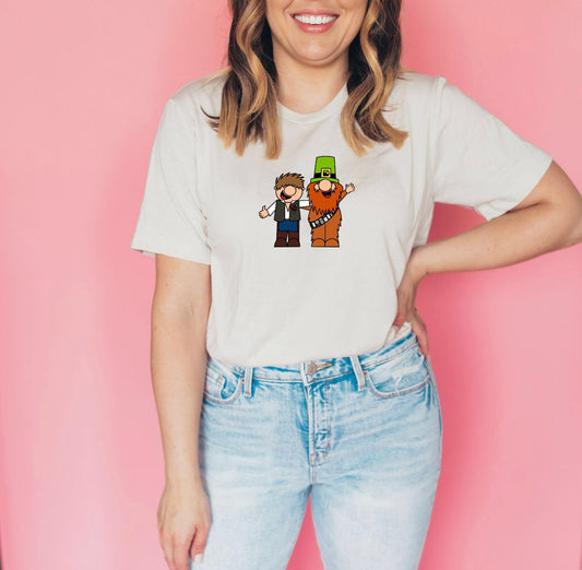 Clothing T-shirt Han Rose and Clover Chewie Cosplay
